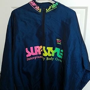 Blue surf style jacket